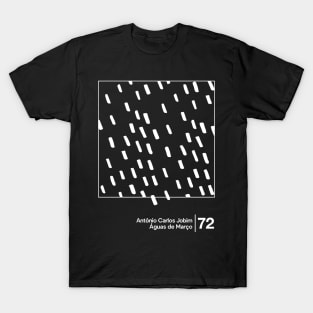 Antonio Carlos Jobim / Minimal Style Graphic Artwork Design T-Shirt